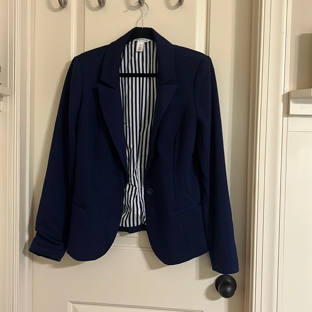 Navy blue blazer